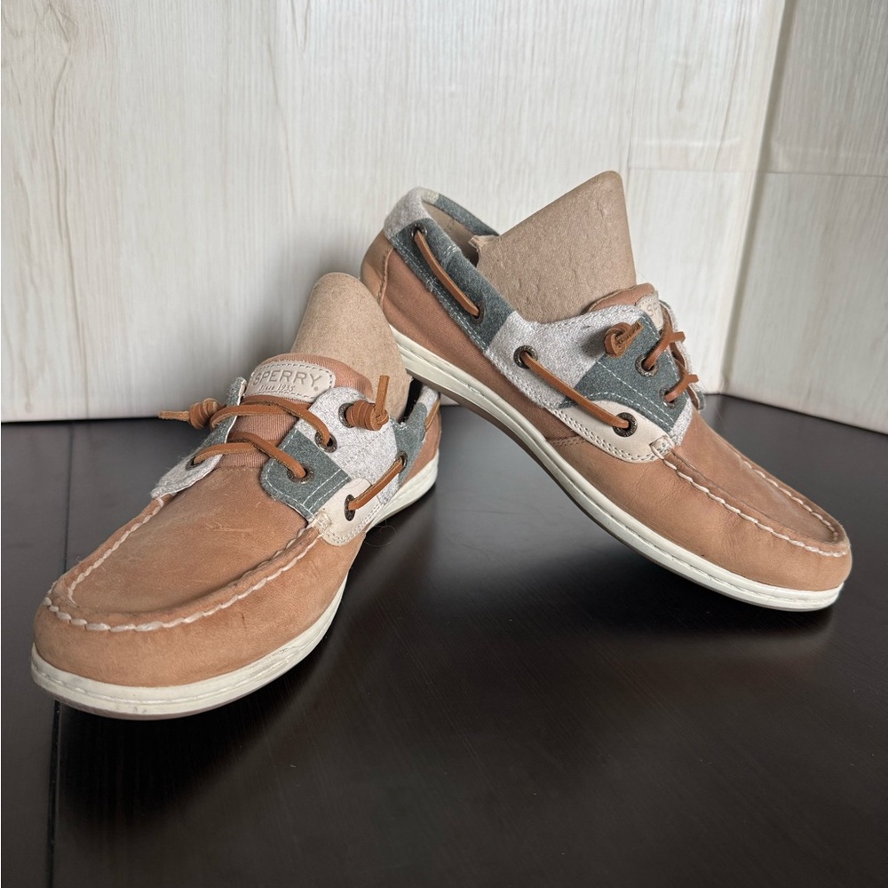 Sperry Topsider Songfish Varsity Wool Boat Shoe Women’s Size 8 Slip On